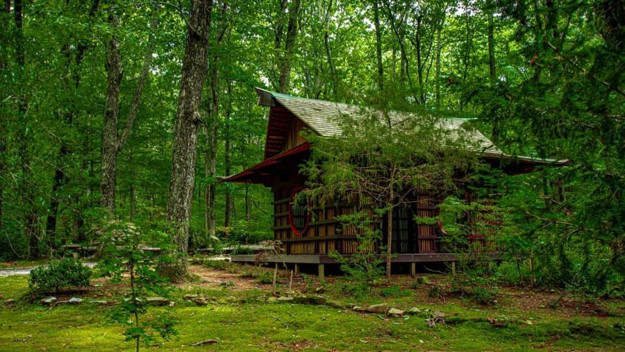 Experience traditional Japanese tranquility at the North Alabama Japanese Garden and Tea House.